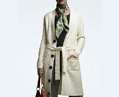 New fashion in this autumn: long sweater 